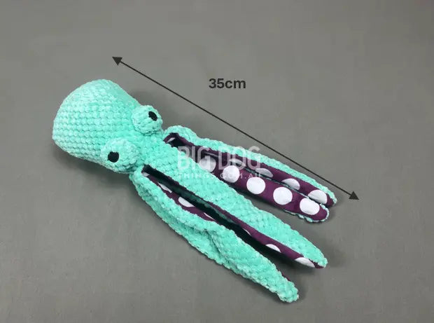 Aqua Octopus dog toy for large breeds – water-safe and fun