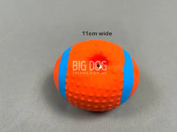 Squeaky Rugby Ball for Dogs BigDogThings.com.au