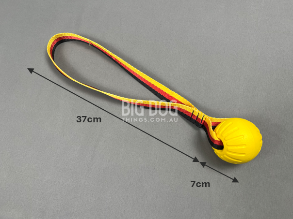 Yellow Ball on a Strap