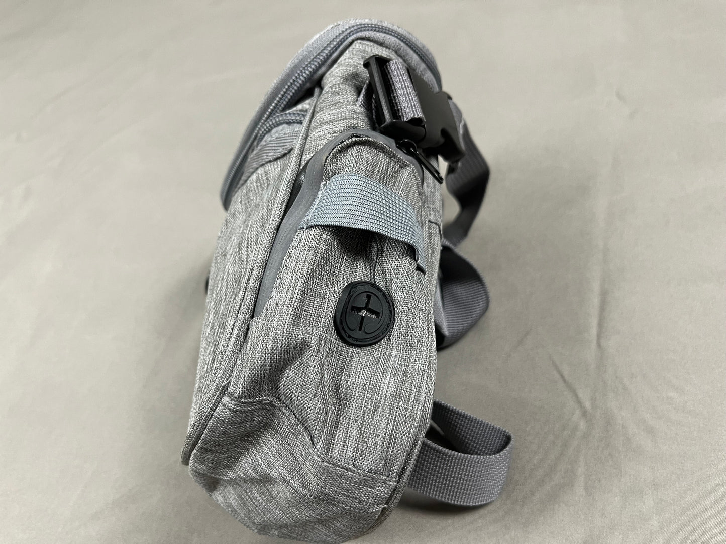 Dog walking bag with treat pouch and storage for training gear