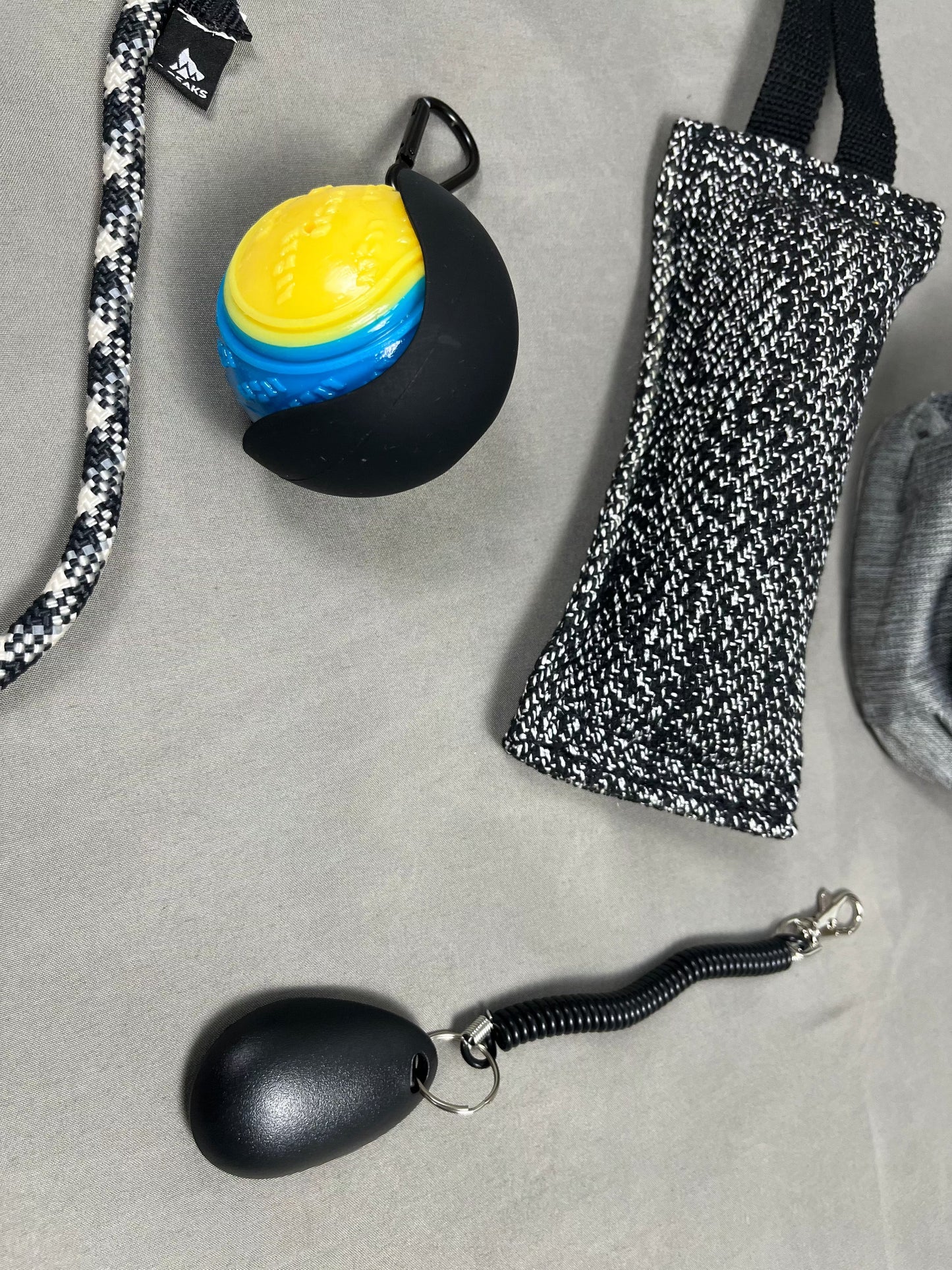 Big dog training starter bundle – lead, treat bag and training tools